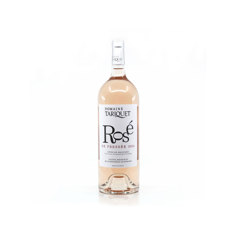Domaine Tariquet Rosé de Pressée IGP des Côtes de Gascogne 2024 Magnum 150cl Domaine Tariquet Rosé de Pressée IGP des Côtes de Gascogne 2024 Magnum 150cl
