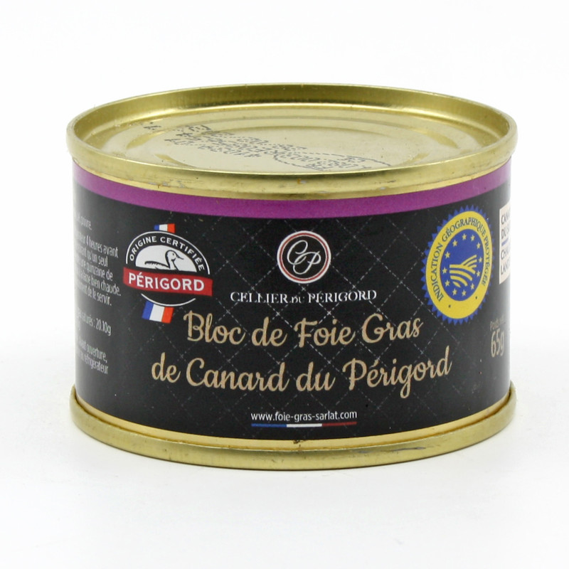 Bloc de Foie Gras de Canard du Périgord 65g Bloc de Foie Gras de Canard du Périgord 65g