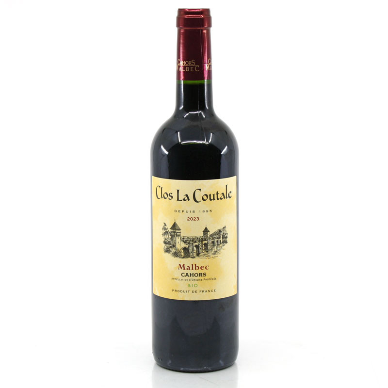 Clos La Coutale AOC Cahors 2023 BIO 75 cl