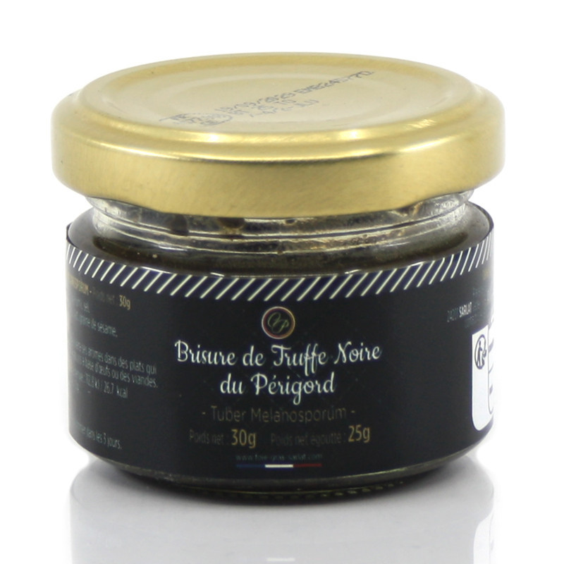 Brisures de Truffe Noire du Périgord Tuber Melanosporum 25g