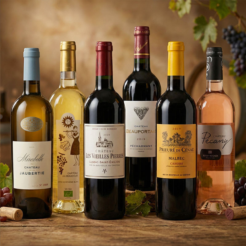 Pack Découverte 6 Vins du Sud-Ouest