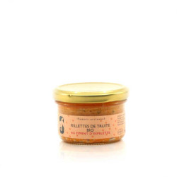 Rillettes de Truite Bio au Piment d'Espelette 90 g