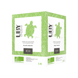 Domaine UBY Byo Blanc Sec IGP Cote de Gascogne Ubycub Bib 3 L
