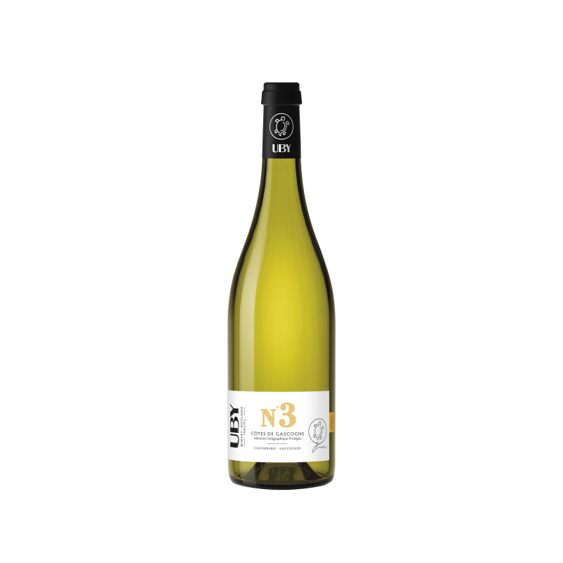 Domaine UBY Colombard-Sauvignon Blanc N°3 IGP Côtes de Gascogne 2024 75 cl