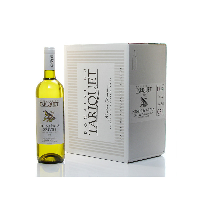 Carton de 6 Bouteilles de Domaine Tariquet Premières Grives 2024 6x75 cl
