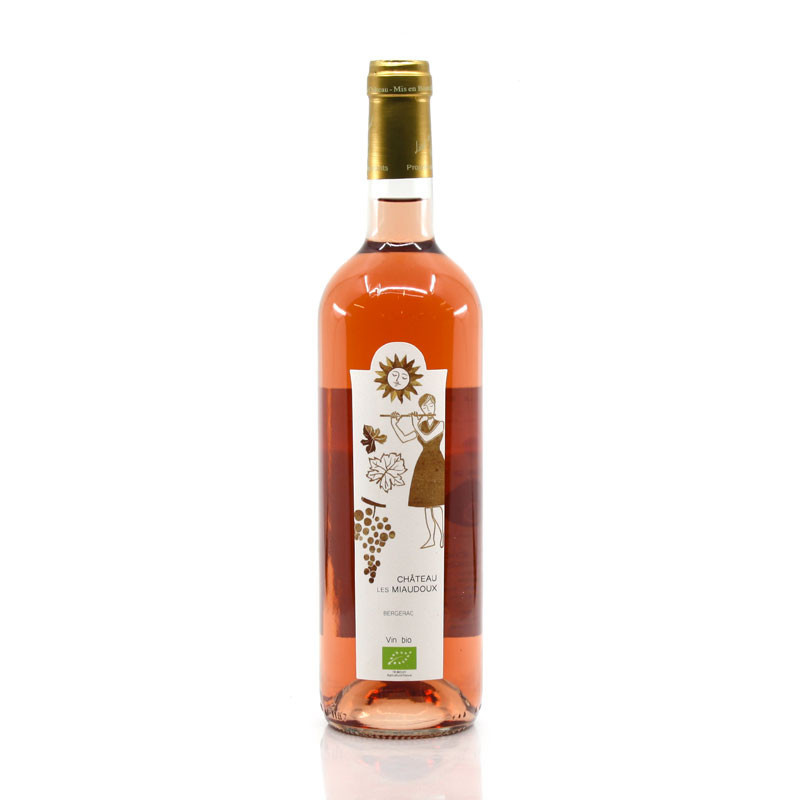 Château Miaudoux AOC Bergerac Rosé Bio 2025 | Vente en ligne