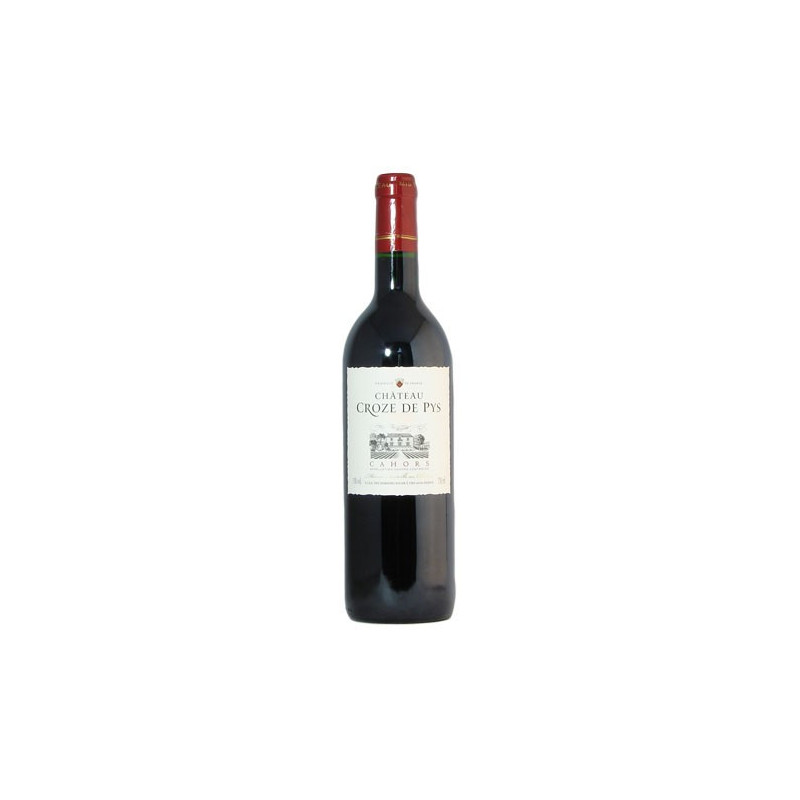 Château Croze de Pys 2004 AOC Cahors, vin du sud-ouest, rouge.