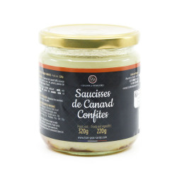 Saucisses de Canard Confites à la Graisse de Canard 320g