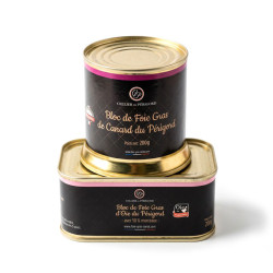 Lot de 2 Blocs de Foie Gras de Canard et Oie, 2x200g