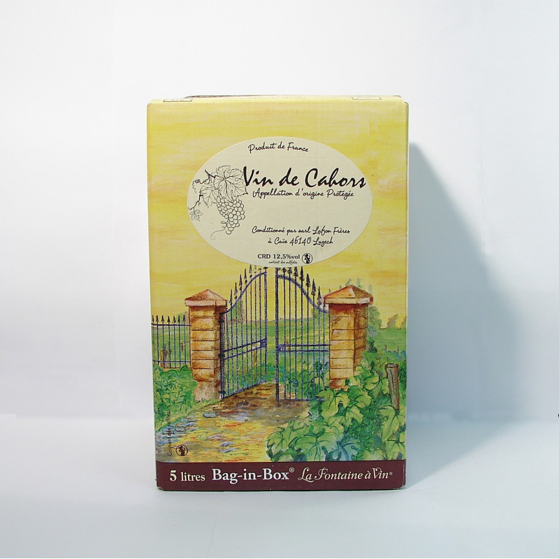 domaine Lafon AOC Cahors 2011 bib 5l