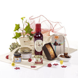 Corbeille bois "Les saveurs"