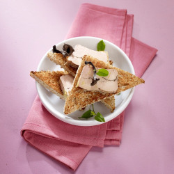 Tentation de Foie Gras Mi-cuit de Canard aux trompettes de la mort 200g