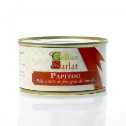 Papitou Pâté à 30% de Foie Gras de Canard 130g