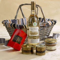 Panier gourmand au foie gras - Colis cadeau du Périgord.