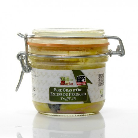 Foie Gras d Oie Entier Truffé 5% Origine Périgord 190g