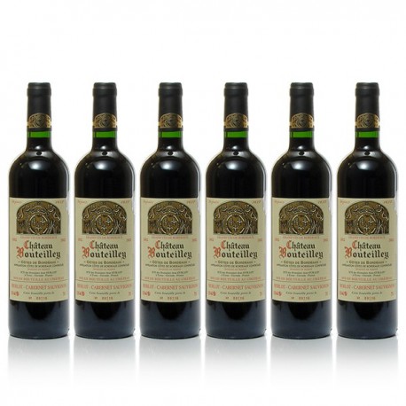 Promotion de 6 Bouteilles Château Bouteilley AOC 1res Côtes de Bordeaux 2018 75cl