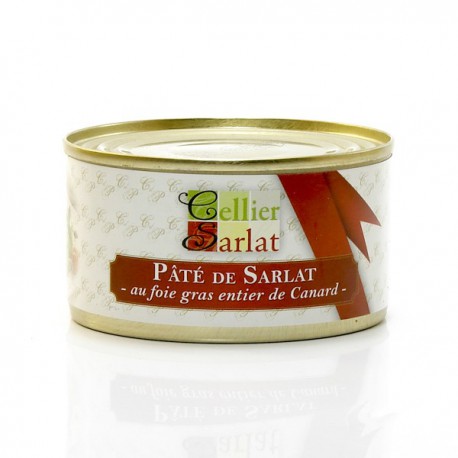 Pâté de Sarlat au foie gras entier de canard, 130g