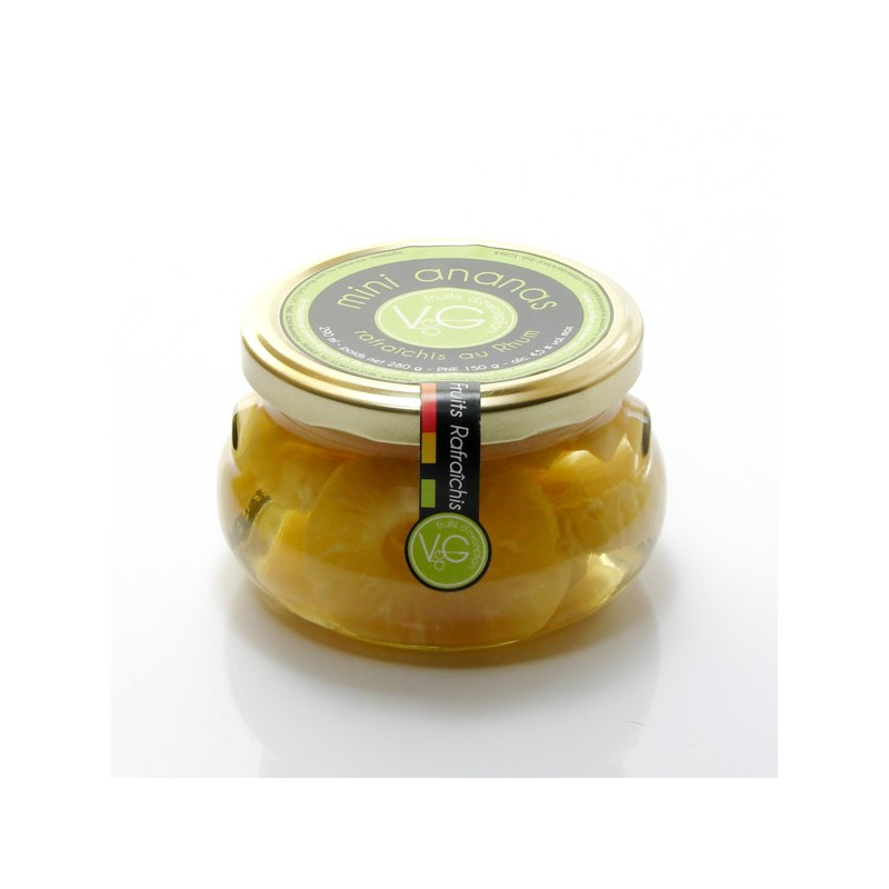 Mini-ananas rafraîchis au Rhum, 290ml Mini-ananas rafraîchis au Rhum, 290ml