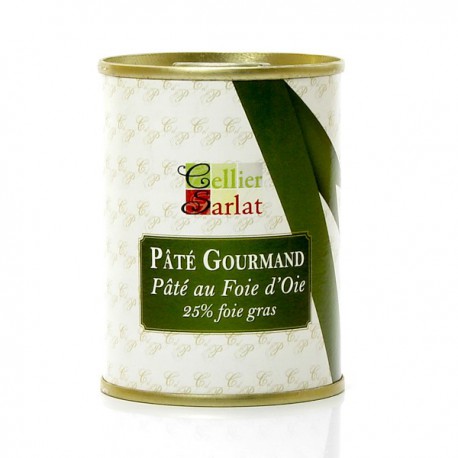 Pâté gourmand au foie d'oie 25%, 130g