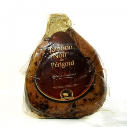 Jambon Entier désossé Noir du Périgord aux Baies de Genièvre 5kg environ (+/-0.5kg)