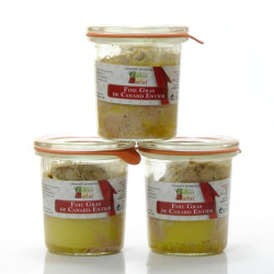 Lot de 3 Foie gras entier de Canard, 3x100gr