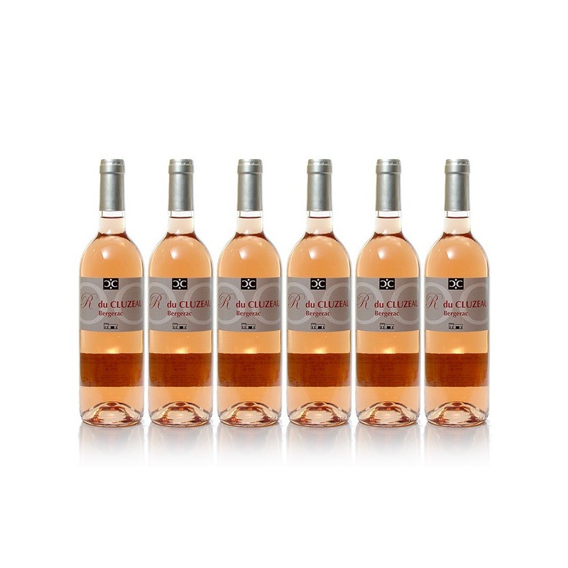 6 Bouteilles Château Cluzeau Le R de Cluzeau AOC Bergerac Rosé 2014, 6x75cl