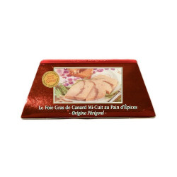 Foie Gras de Canard Entier Mi-Cuit au Pain d'Epices 180g du Cellier du Périgord