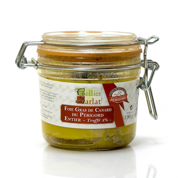 Lobe de foie gras de canard cru déveiné 390g +/-65g - Cellier du