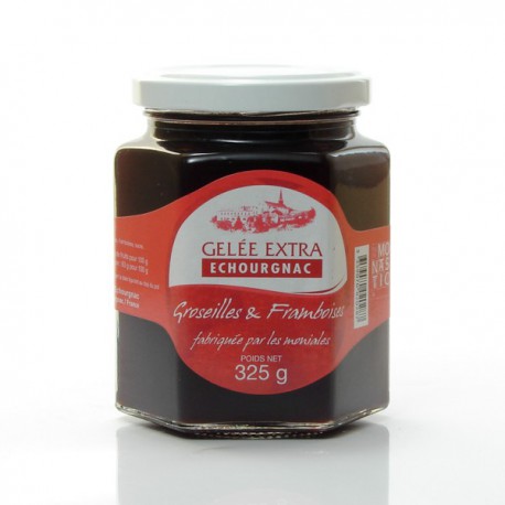 Gelée artisanale de Framboise et Groseille, 340g