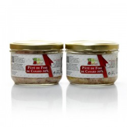 Lot de 2 bocaux de Pâté de Foie Gras de Canard 190g