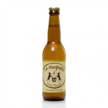 Bière blonde artisanale du Périgord Bio Brasserie Margoutie, 33cl