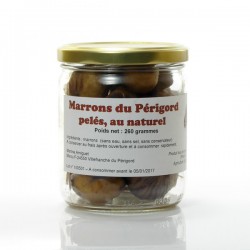 Marrons BIO pelés au naturel 260g