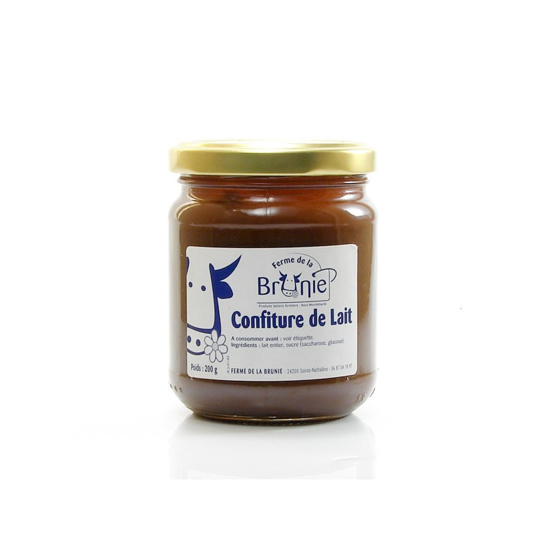 Confiture de lait ferme de la brunie 200g