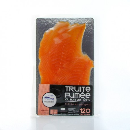 Plaque truite fume tranchee 120g