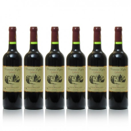 Promotion de 6 bouteilles de Domaine Lafon AOC Cahors 2021, 75cl