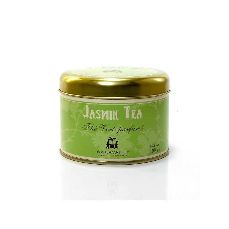 Thé parfumé Jasmin Boite de 100g Thé parfumé Jasmin Boite de 100g