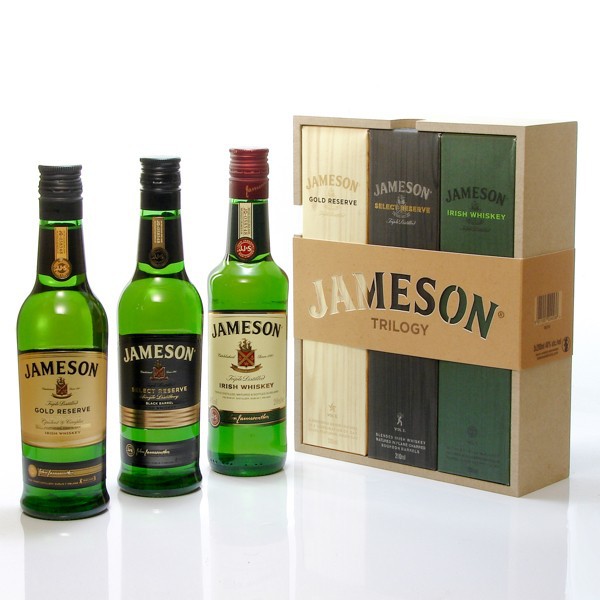 Whisky irlandais Jameson Coffret Trilogie 40° 3x20cl - Cellier du Périgord