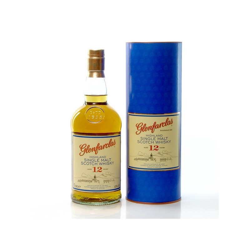 Whisky Ecosse Glenfarclas 12ans Single Malt Scotch 43° 70cl