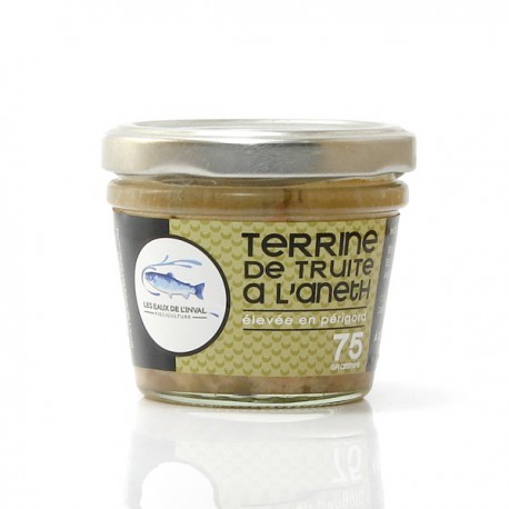 Terrine de truite à l'aneth, 75g