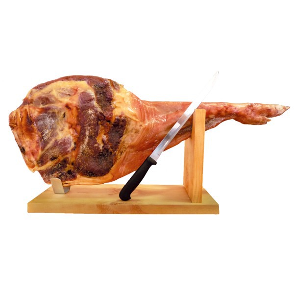 Jambon de Bayonne entier, présentoir et couteau - La Maison du Jambon de  Bayonne