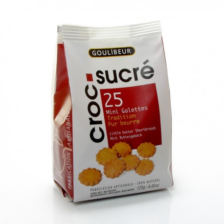 Croc sucré biscuits artisanaux sachet 125g