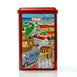 Boîte collection sablé artisanaux boite fer 360g