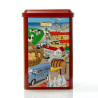 Boîte collection sablé artisanaux boite fer 360g