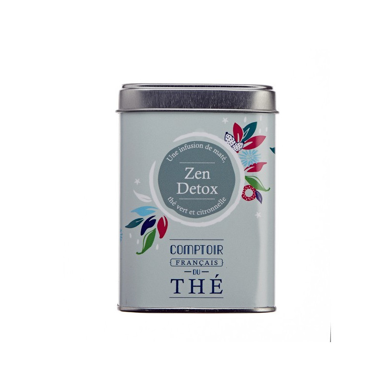 Infusion mate et thé vert Zen Detox 100g