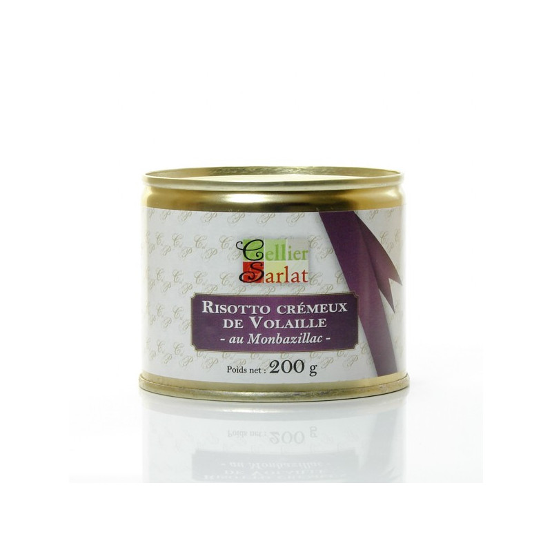 Risotto crémeux de volaille au Monbazillac 200g Risotto crémeux de volaille au Monbazillac 200g