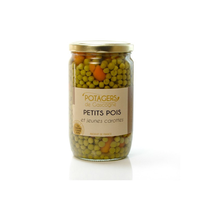 Petits pois et jeunes carottes 420g