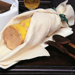 Foie gras au torchon de Canard de Barbarie mi-cuit