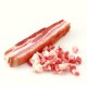 Lot de 3 Lardons fumés sous vide soit env 840g