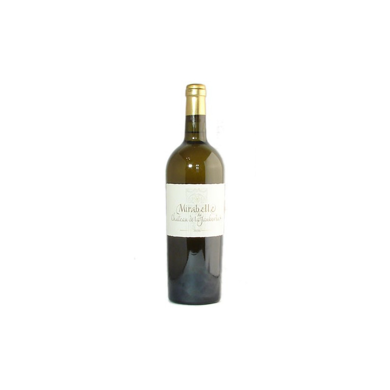 Mirabelle le grand vin blanc du Château de la Jaubertie.