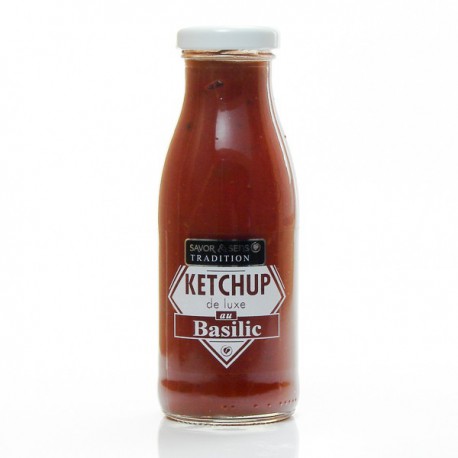 Ketchup de luxe au basilic 280g